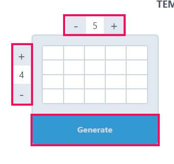 WP Table Builderで表の基本設定をおこなう